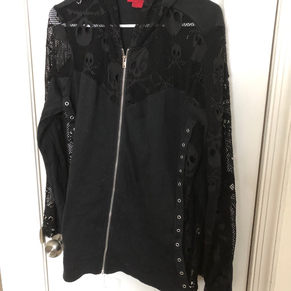 Tripp Mesh Skull Hoodie